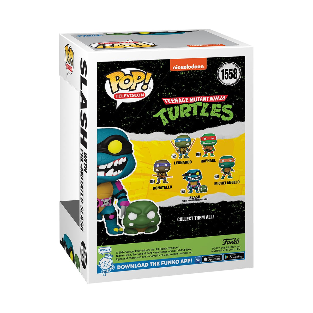 Funko POP! & Buddy: TMNT - Slash & Pre-Mutated Turtle