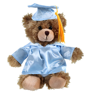 Plushland Teddy Bear Stuffed Animal Plush Toys Present Gifts for Graduation Day, Personalized Text, Name or Your School Logo on Gown, Best for Any