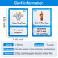 Zwttey Idioms/Pronouns 2 Themes English Flashcards Vocabulary Building Pocket Cards Grammar Educational Learning Aids Pre-Kindergarten Classroom