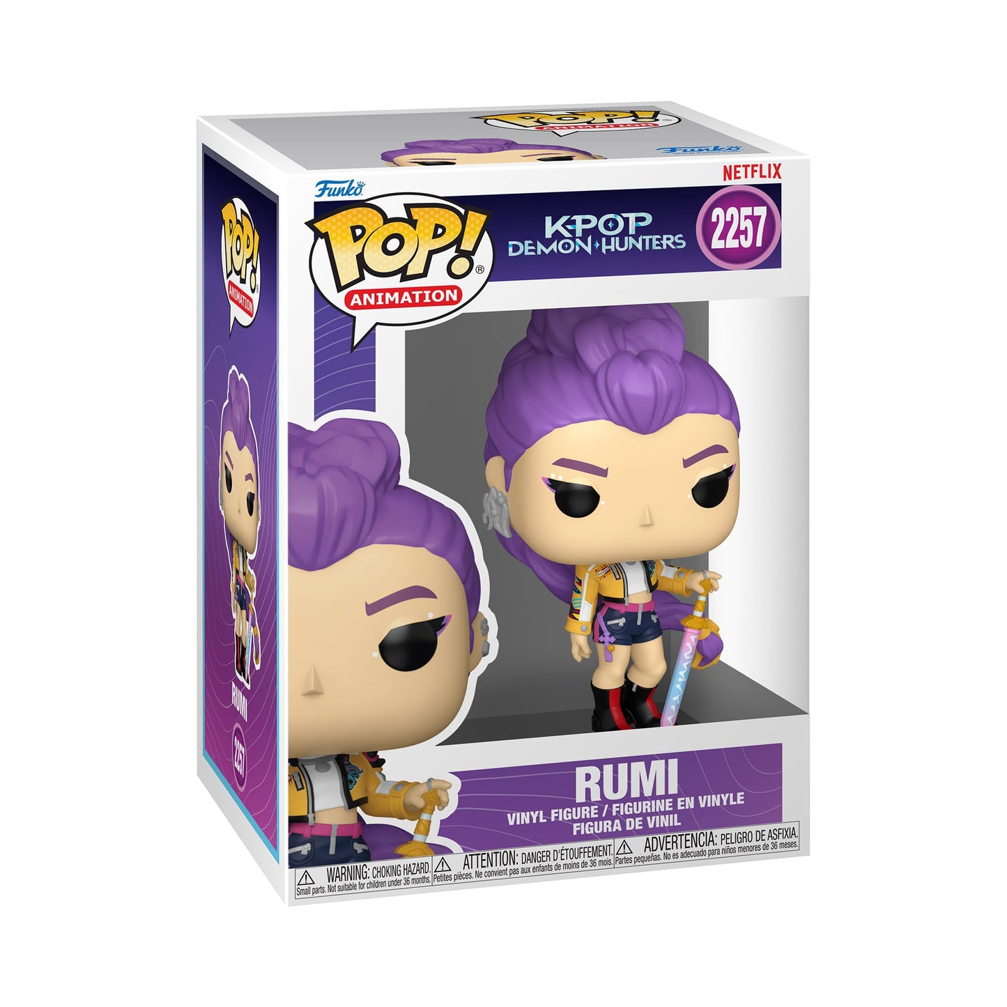 Funko Pop! Animation: Kpop Demon Hunters - Rumi - Collectable Vinyl Figure - Gift Idea - Official Merchandise - Toys for Kids & Adults - TV Fans