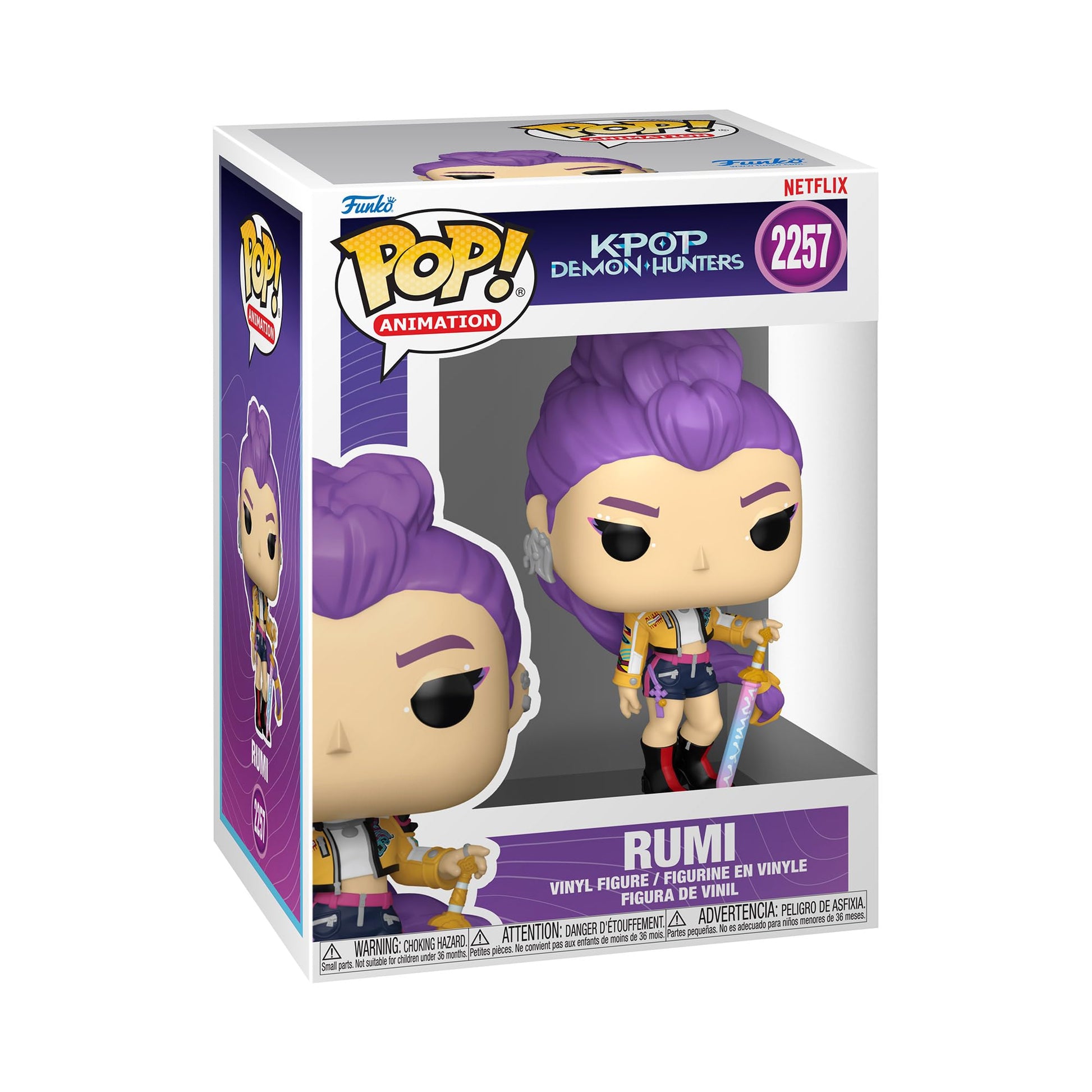 Funko Pop! Animation: Kpop Demon Hunters - Rumi - Collectable Vinyl Figure - Gift Idea - Official Merchandise - Toys for Kids & Adults - TV Fans