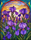 Springbok Stained Glass Iris 500 Piece Jigsaw Puzzle for Adults