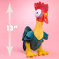 Moana 13-inch Hei Hei Feature Small Plush with Sounds and Dancing, Stuffed Animal, Pretend Play, Kids Toys for Ages 3 Up by Just Play