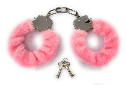 JASINCESS Plush Handcuffs with Keys Toy Handcuffs Stage Costume Props