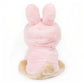GUND Doug The Pug Fuzzy Pink Bunny Hoodie Doug Plush Stuffed Animal, Pink, 9”
