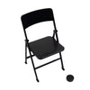 AUEAR, 12" Plastic Foldable Chairs Decoration Black 1/6 Scale