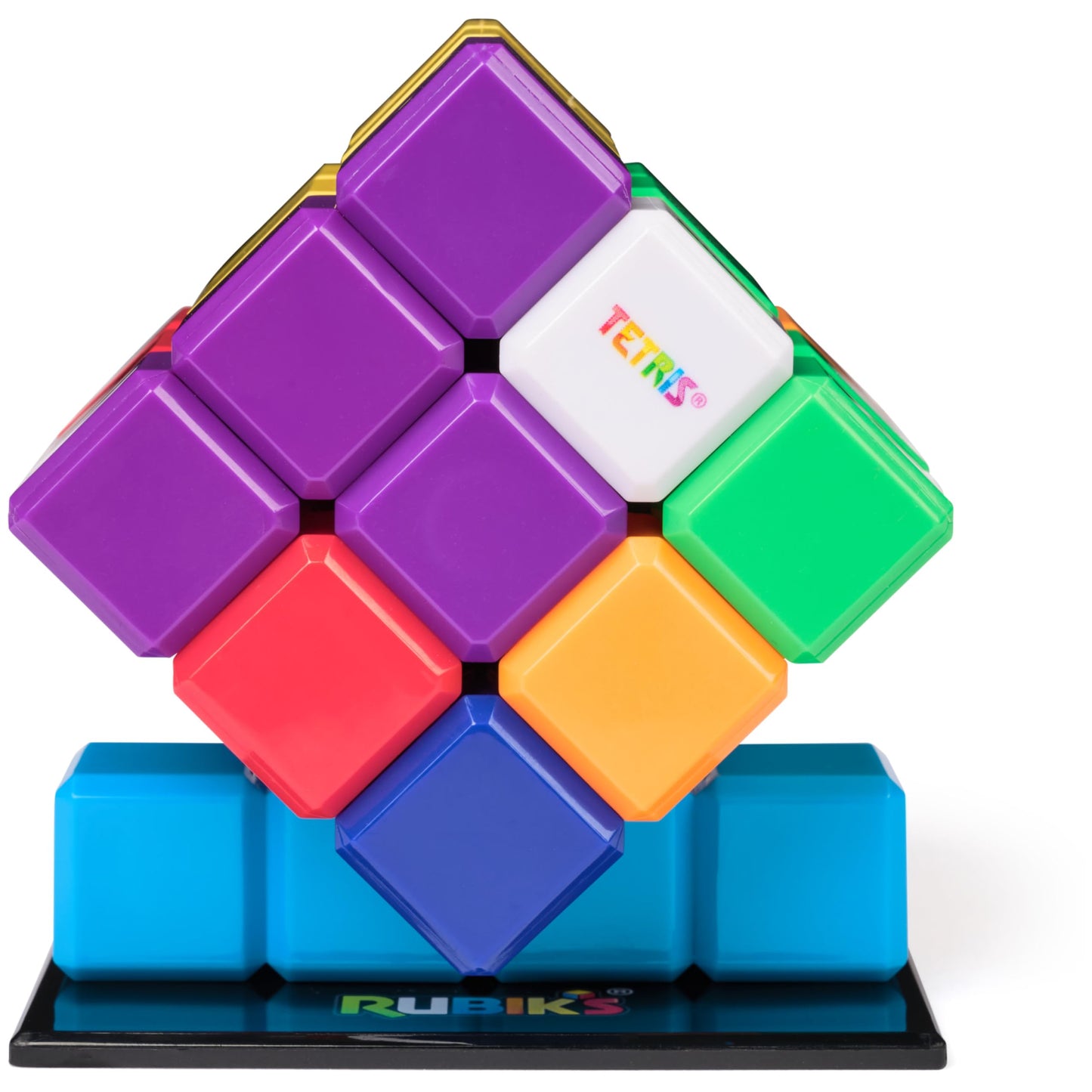 Rubik's Cube Tetris Edition 3x3 Cube Shapeshifting Puzzle Game Brain Teaser
