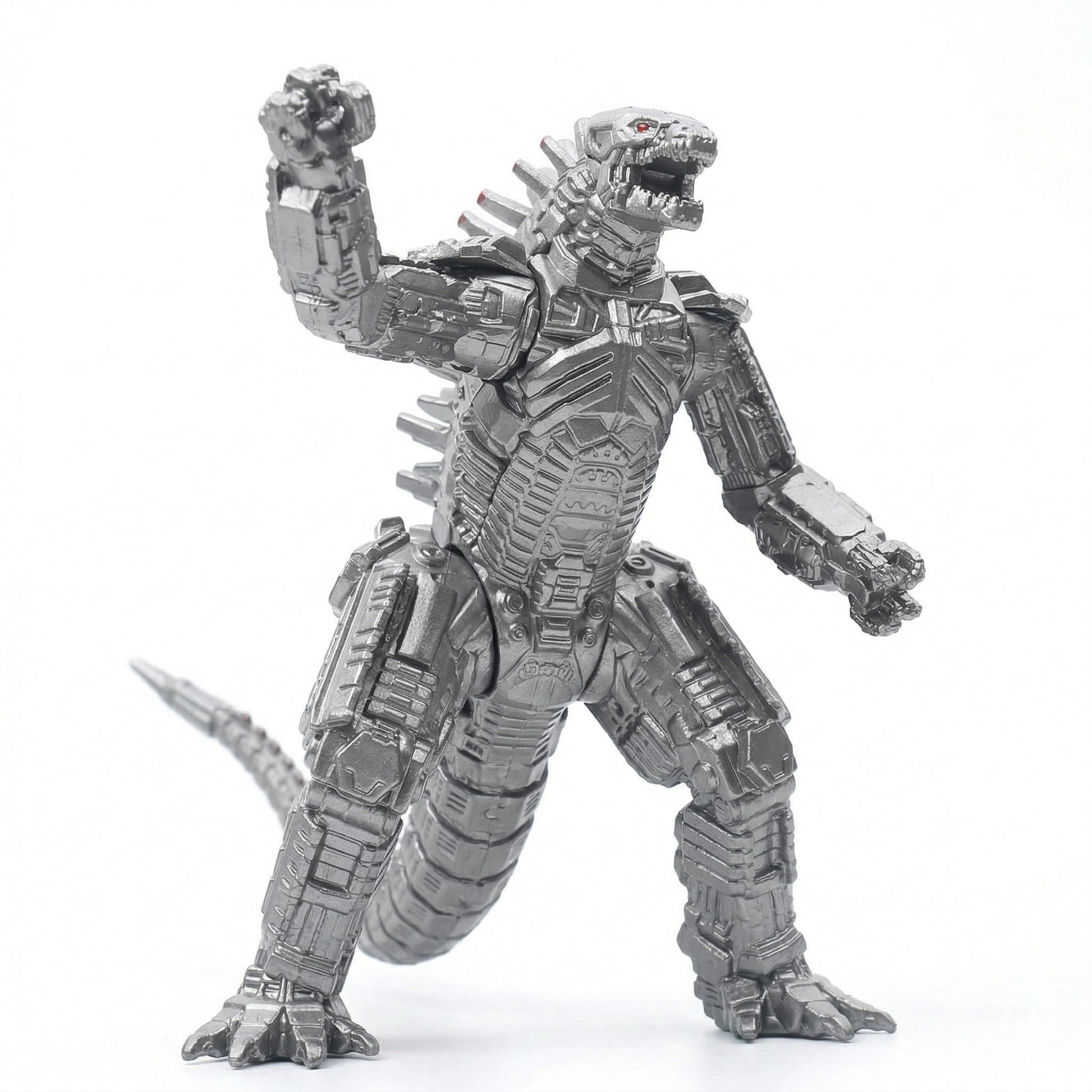 JAYKENIXO Mecha Dragon Monster Action Figure 7 Inch - Movable Joints, Robot Kaiju Creature Toy with Carry Bag for Kids Play, Display & Gift