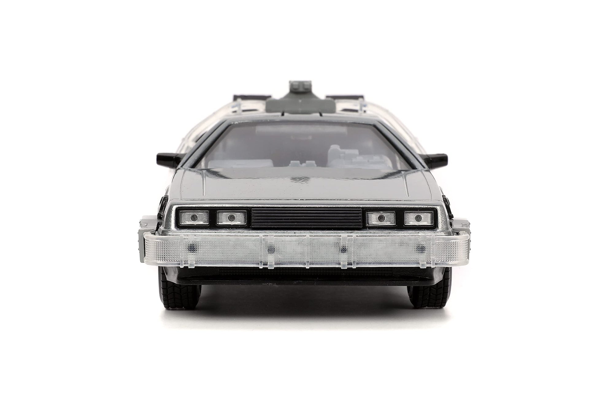 Jada Back to The Future Part I 1:24 Time Machine Die-cast Car Light Up Feature, Toys for Kids and Adults