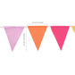HESTYA 42 Pieces Colorful Pennant Banner Flag Multicolor Bunting String Triangle Banner Pennants for Birthdays Classroom School Carnival Garland