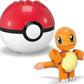 MEGA Pokémon Building Toys Set Pichu & Charmander with 40 Pieces, 2 Poseable Characters and Poké Ball, 2 Inches Tall, for Kids