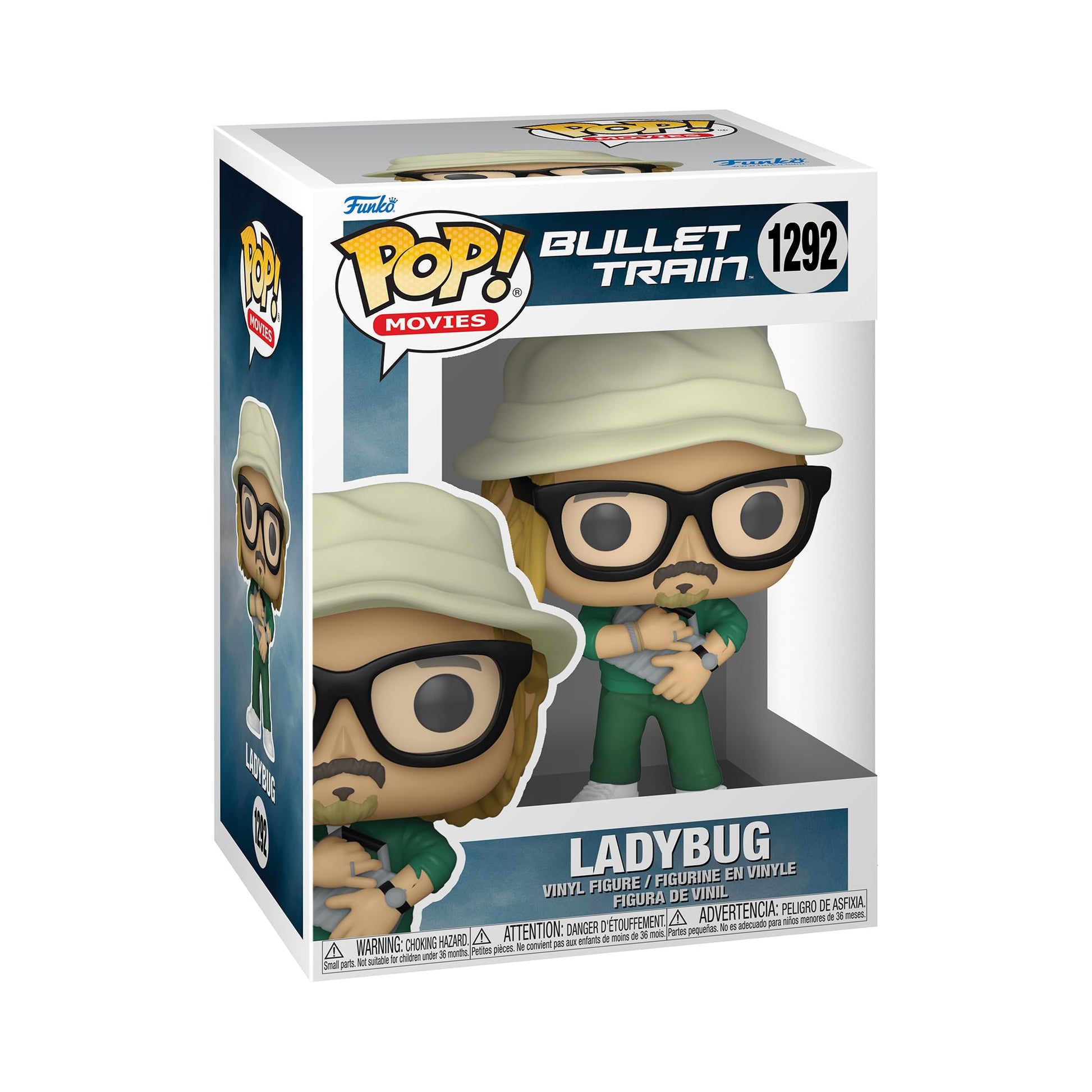 Funko Pop Movies: Bullet Train - Ladybug - 1/6 Odds for Rare Chase Variant - (Styles May Vary) - Collectable Vinyl Figure - Gift Idea - Official
