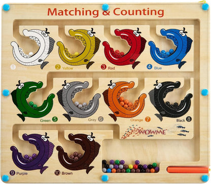 WOWME Educational Magnetic Color & Number Maze