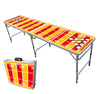 8-Foot Professional Beer Pong Table w/Cup Holes - Kansas City Football Field