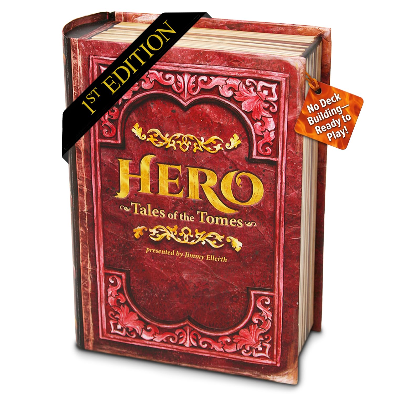 Hero: Tales of the Tomes 1st Edition - Fantasy Strategy Card Game by Tomekeeper Entertainment, Shared Deck, No Deck Building, 2-5 Players, Ages 14+