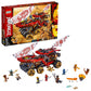 LEGO NINJAGO Land Bounty 70677 Toy Truck Building Set with Ninja Minifigures, Popular Action Toy with Two Toy Vehicles and Toy Ninja Weapons for