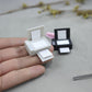 Miniature Printer (Choice of Black/Grey): 1:12 Scale Model for Dollhouse Office, Study, Modern Diorama, IT Workspace, Classroom, Desktop Collector