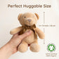100% Organic Cotton Velour Teddy Bear for Baby Boy & Girl, Toddler Kids | GOTS Certified Eco-Friendly Clothes | Luxury Soft, Breathable & Comfortable