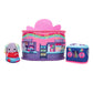 Squishville by Original Squishmallows Rock and Roller Disco Playset - Includes 2-Inch Danya The Bunny Plush, Roller Skates, DJ Booth, and Skating Rink
