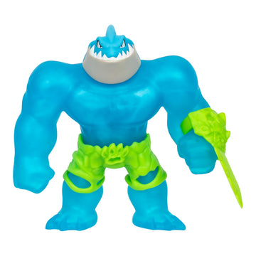 Heroes of Goo Jit Zu Meteor Madness, Stretchy Thrash Action Figure, with Unique Squishy Goo Filling & Meteor Battle Gauntlet, Sensory Toy That Stretch