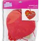 Valentine Red Heart Scratch Art Craft Kit - Makes 24