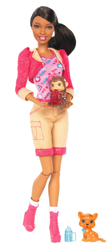 Barbie I Can Be Zoo Keeper African-American Doll