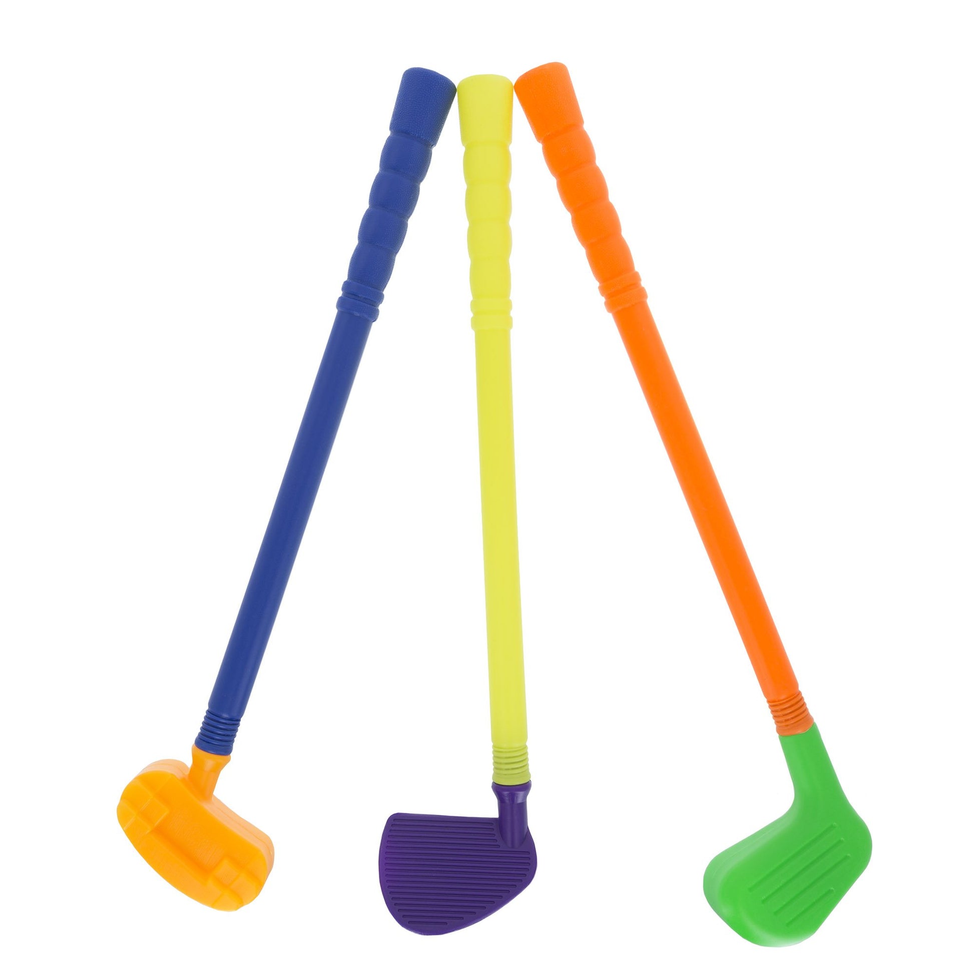 Toddler Toy Golf Play Set with Plastic Bag, 2 Clubs, 1 Putter, 4 Balls, Putting Cup Indoor or Outdoor Use for Toddlers Boys and Girls by Hey! Play! 9