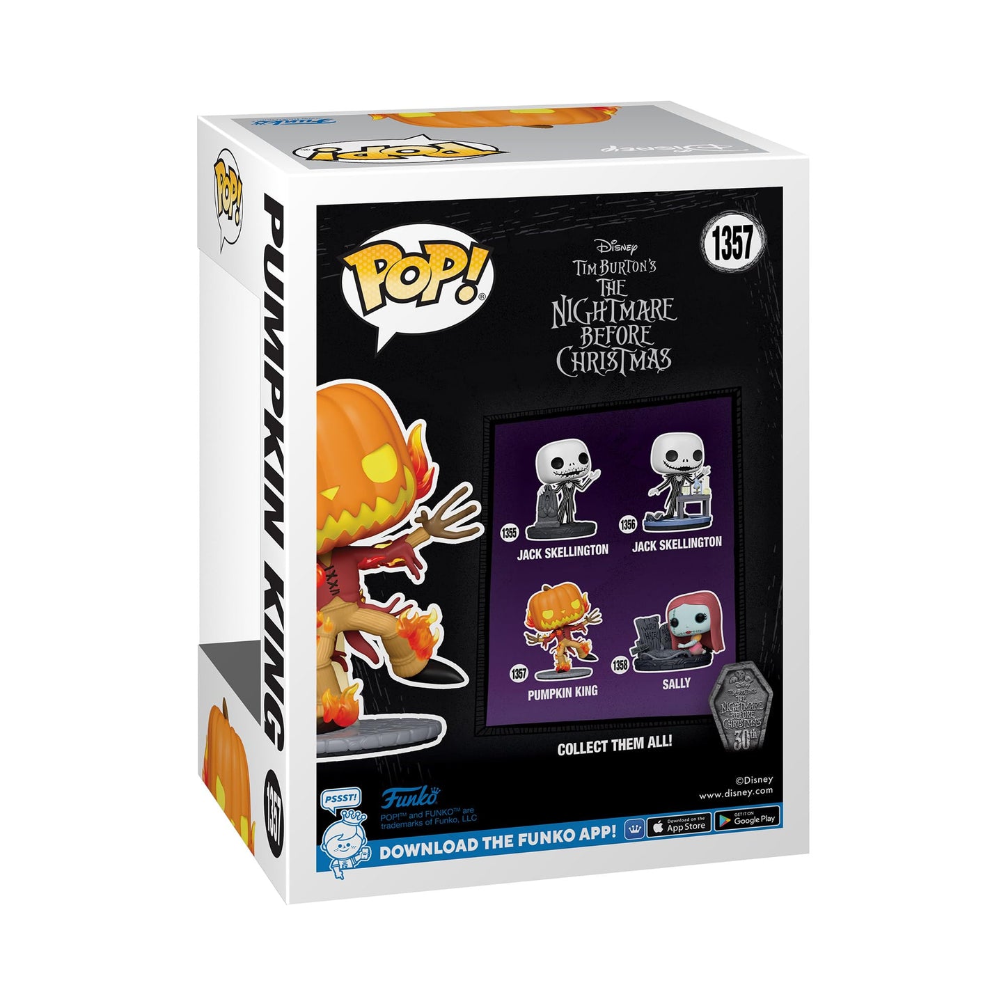 Funko POP! Disney: The Nightmare Before Christmas 30th - PUM Packin Kingpkin King - Collectable Vinyl Figure - Gift Idea - Official Merchandise - for