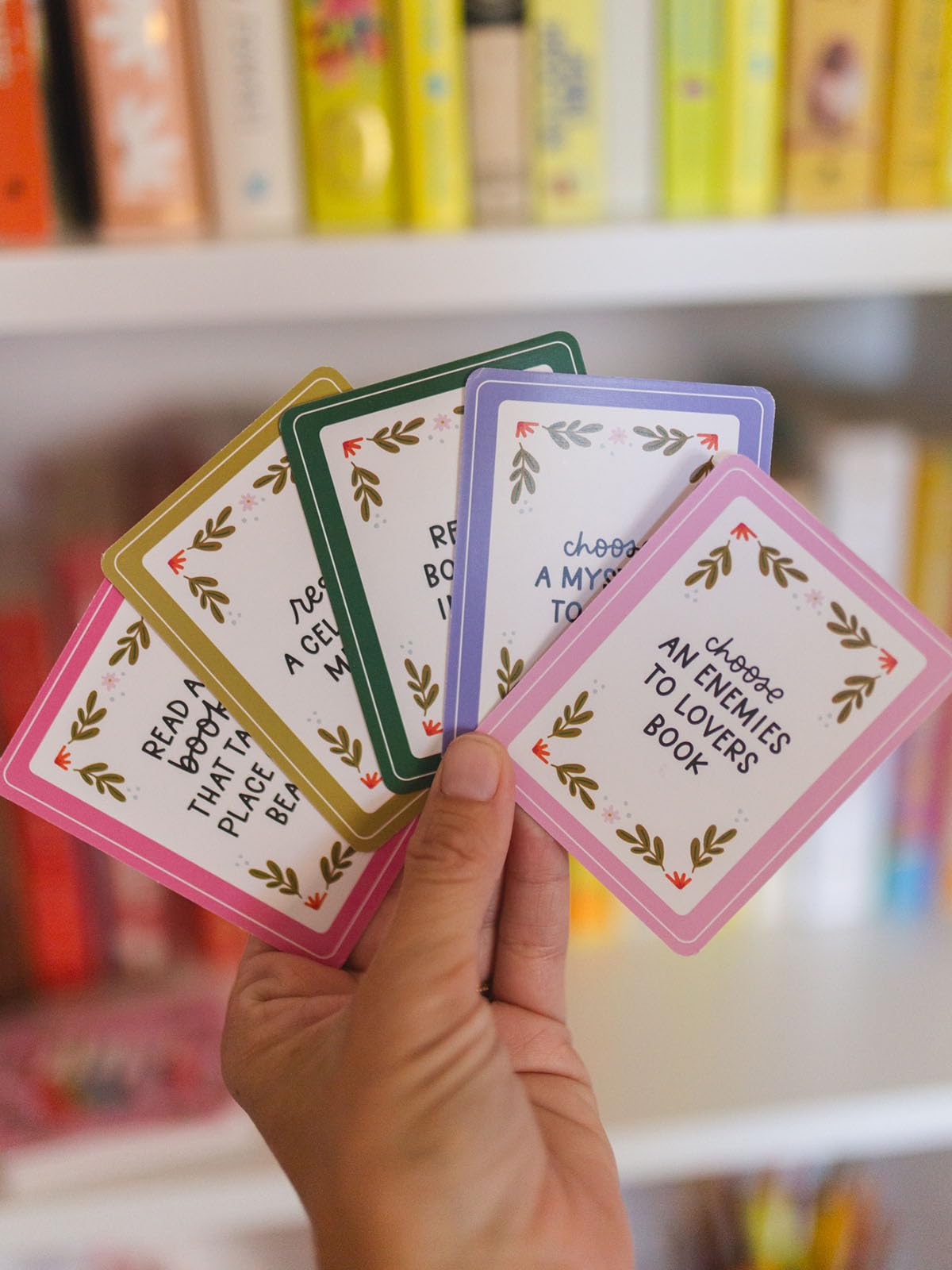Pippi Post Reader Roulette Card Game, 54 Prompt Cards to Choose Next Book