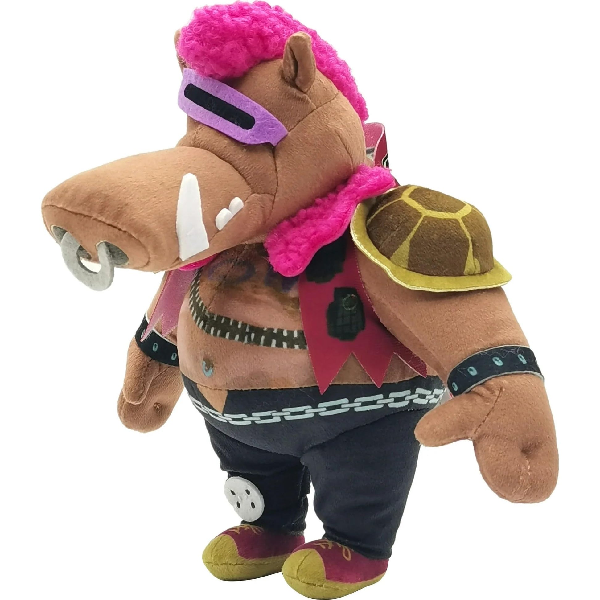 Mattel Teenage Mutant Ninja Turtles: Mutant Mayhem Bebop Plush Toy, 8 in Soft Stuffed Animal, Movie-Inspired Character Figure, Ages 3+