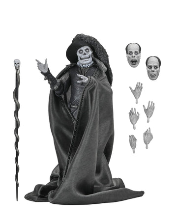 NECA Phantom of the Opera (1925) - 7” Scale Action Figure - Ultimate Phantom of the Opera Masque of the Red Death (B&W)