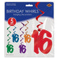 16 Whirls (asstd colors) (5/Pkg)