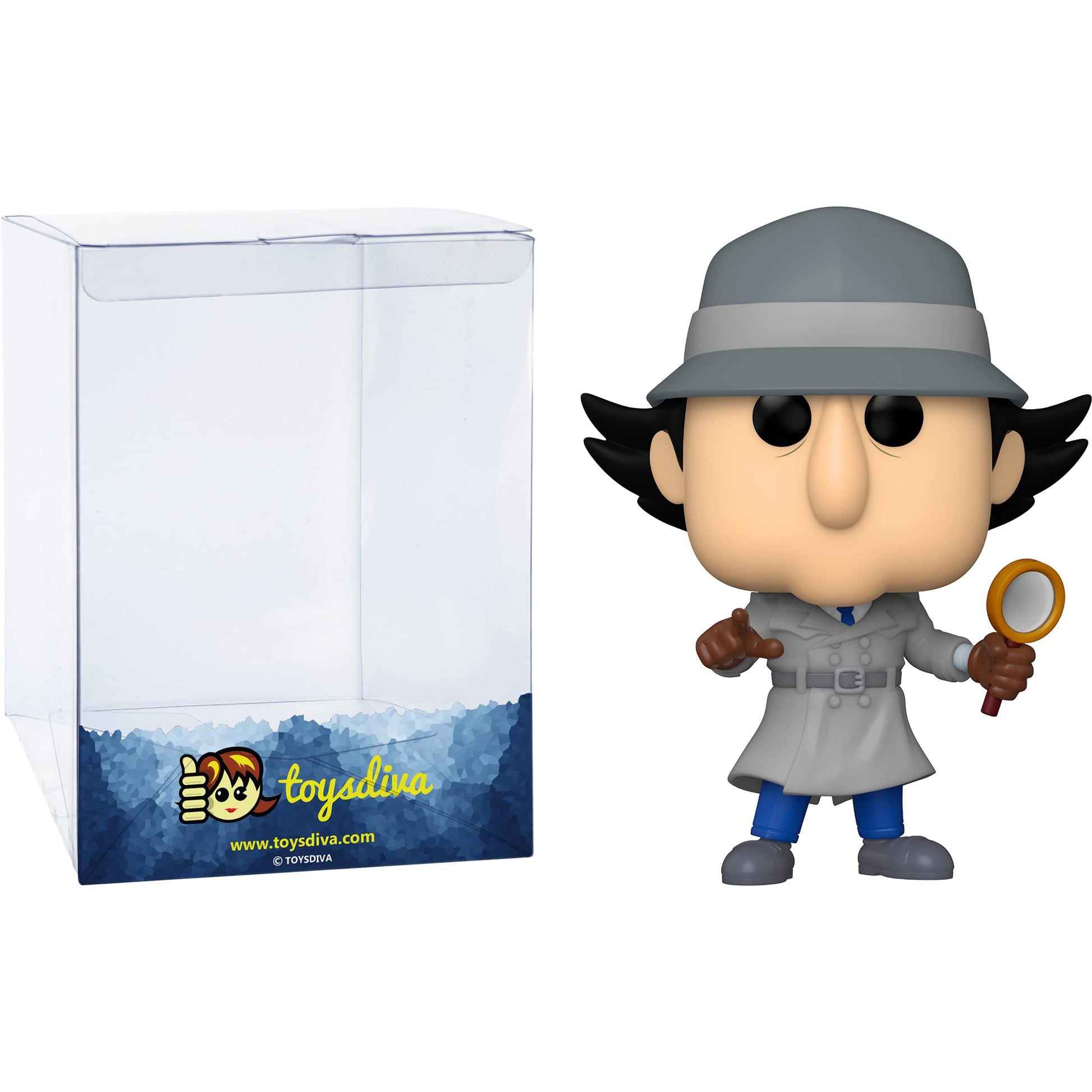 Inspect o r Gadg e t: Fun ko P o p ! Animation Vinyl Figurine Bundle with 1 Compatible 'ToysDiva' Graphic Protector (892-49268 - B)