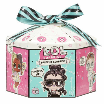 L.O.L. Surprise! Present Surprise Series 2, Glitter Star Sign Doll with 8 Surprises - Colorful Fun Collectible Doll Playset with Doll Accessories