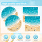SNIMICS Beach Birthday Party Decorations,41Pcs Disposable Ocean Waves Beach Dessert Plates Napkins Tablecloth Tableware Set Summer Pool Hawaiian Beach