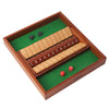 GSE Games & Sports Expert 2-Player Wooden Shut The Box 12 Numbers Dice Game Board with Red/Black Dice. Classic Tabletop Version of The Popular English