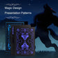 KEAIDUO Plastic Playing Cards, Waterproof & Washable Poker Deck, 54 Cards Set with Wolf Design for Family Game Night, Party, Magic Tricks