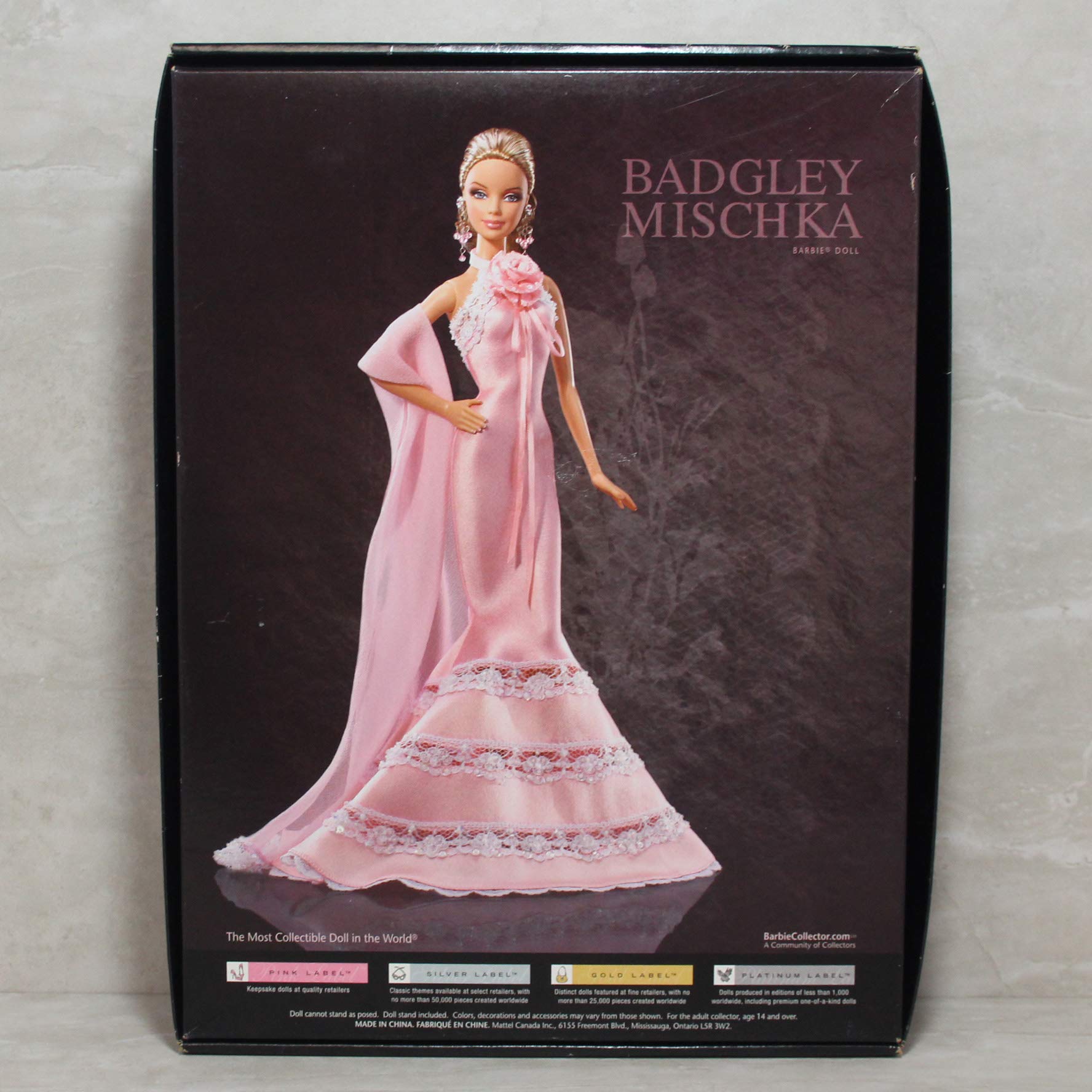 BARBIE DESIGNER COLLECTON GOLD LABEL - Badgley Mischka BARBIE DOLL