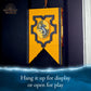 LEGO Harry Potter Hufflepuff House Banner 76412 Hogwarts Castle Common Room, Wall Decoration, Building Set with 3 Minifigures and Mandrake