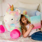 Animal Adventure | Sqoosh2Poof Giant, Cuddly, Ultra Soft Plush Stuffed Animal with Bonus Interactive Surprise - 44" Llamacorn