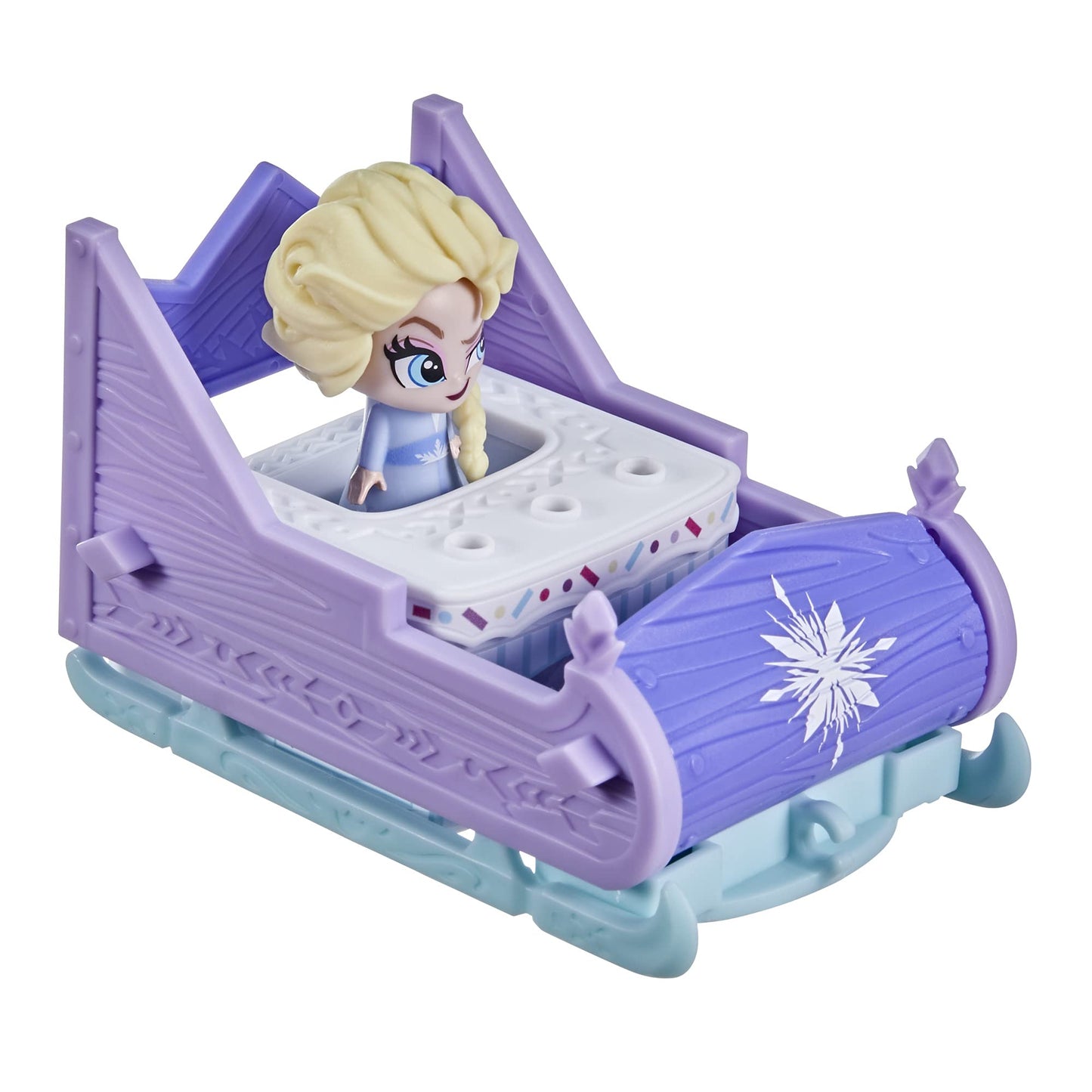Disney Frozen 2 Twirlabouts Series 1 Elsa Sled to Shop Playset, Includes Elsa Doll and Accessories, Toy for Kids 3 and Up