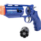 REKT Jury Revolver Foam Dart Blaster Pistol Gun, Blue