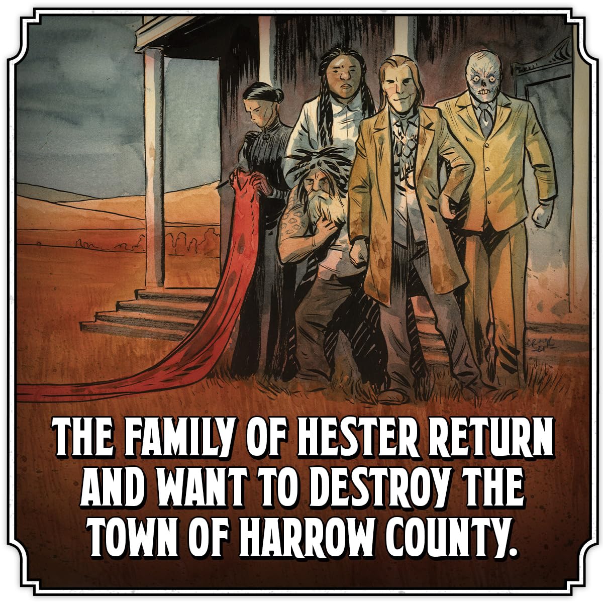 Harrow County: The Game of Gothic Conflict | Asymmetric Horror Strategy Board Game | 1-3 Players (Solo Mode Included) | Ages 14+ | Spooky Halloween
