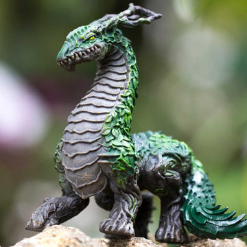 Safari Ltd. Jungle Dragon Figurine - Camouflaged 5" Plastic Model Figure - Fun Mythical Creature Play Toy for Boys, Girls & Kids Ages 4