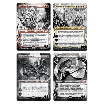 WPN Exclusive Secret Lair - More Borderless Planeswalkers - Magic: The Gathering