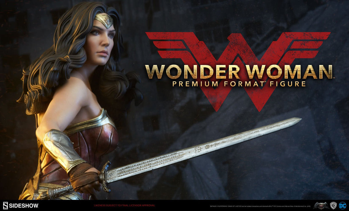 Batman v Superman 20" Statue Figure Premium Format - Wonder Woman Sideshow
