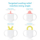 Frida Baby Silicone Teething Toys, 4-in-1 Teether for Babies & Infants, Teething Relief for 0-18 Months, Not-Too-Cold-to-Hold Baby Teether, BPA-Free