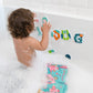 Stephen Joseph, Floating Dress-Up Foam Bath 26-Piece Toy Set, Shark/Dino, SJ1148, Small