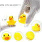 SOHAPY 100Pcs Mini Yellow Rubber Ducks Tiny Baby Shower Rubber Ducks, Squeak Fun Baby Yellow Rubber Bath Toy Float Fun Decorations for Shower Birthday