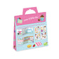 Peaceable Kingdom Reusable Sticker Totes: Sweet Shoppe - 2 Sticker Scenes & Over 80 Reusable Cling Stickers in a Carry Tote - Great for Trips, Errands